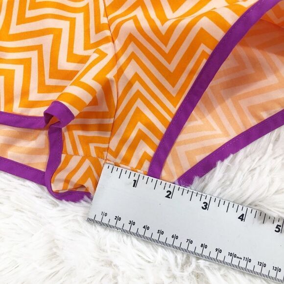 Nike Dri-Fit Orange Chevron Running Shorts Size XS - Picture 4 of 6